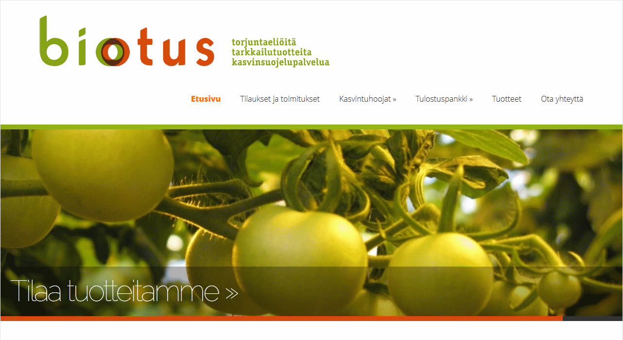 Biotus Oy:n verkkosivusto uudistui mobiiliystävälliseksi….